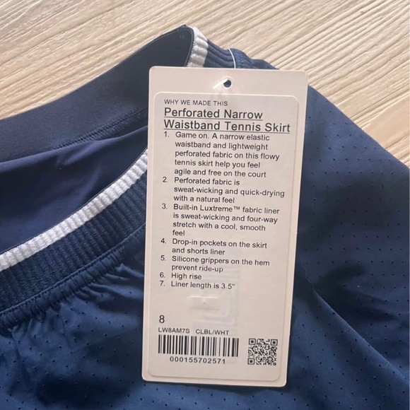 Lululemon Perforated Narrow Waistband Tennis Skirt - Picture 2 of 9